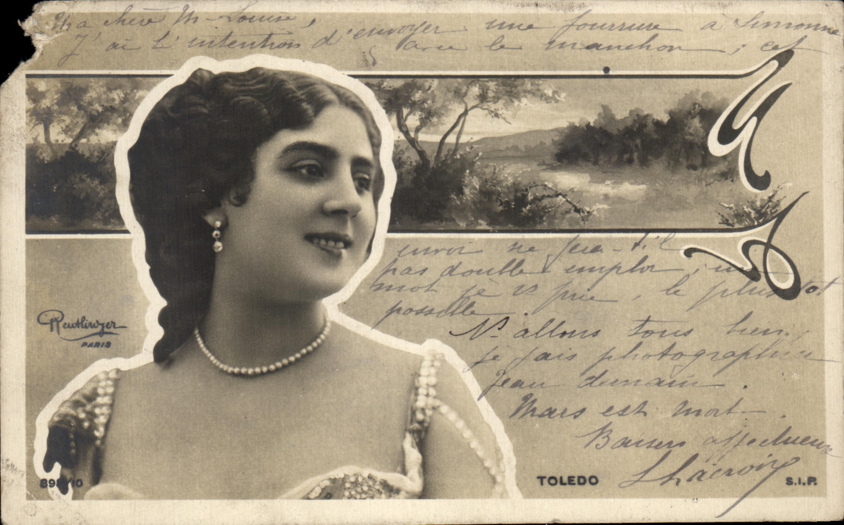 CPA Fantaisie Femme
