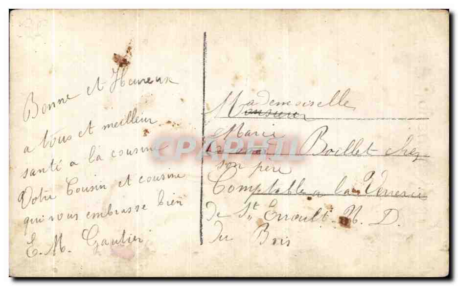 CPA Fantaisie Joyeux Noel Femme Enfant Ange Angel — Rückseite