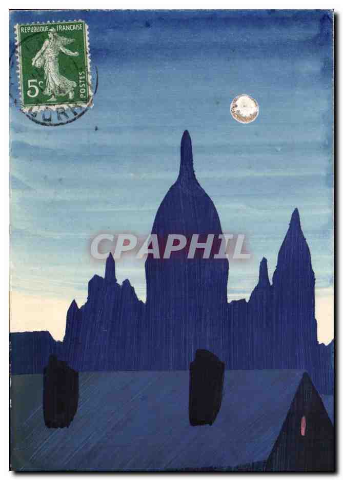 CPA Fantaisie Sacre Coeur Montmartre
