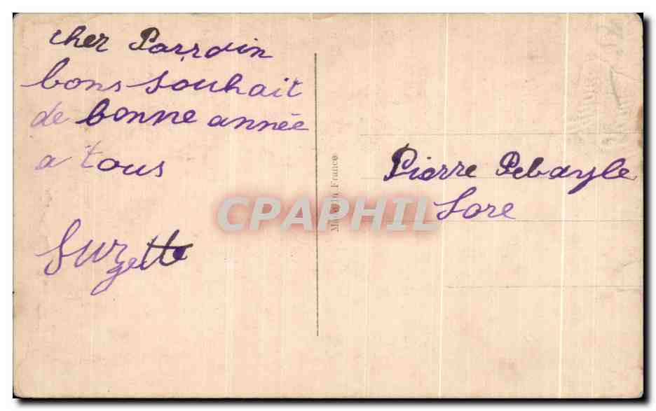 CPA Fantaisie Enfant  — Verso