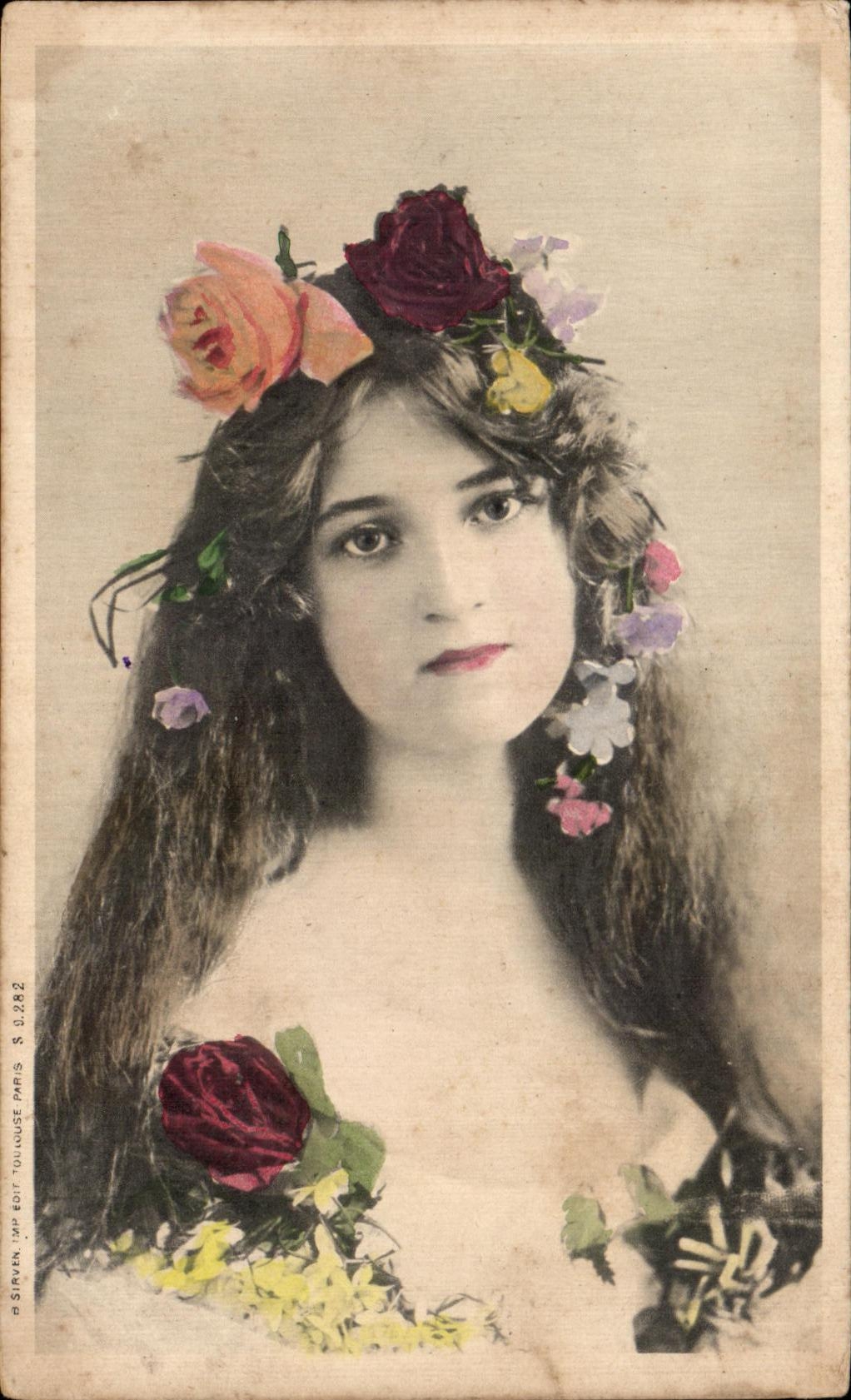 CPA Fantaisie Femme