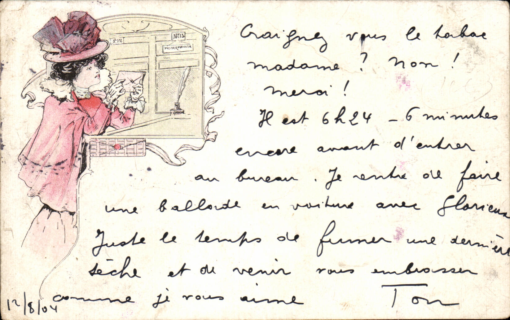 CPA Fantaisie Femme Folklore 