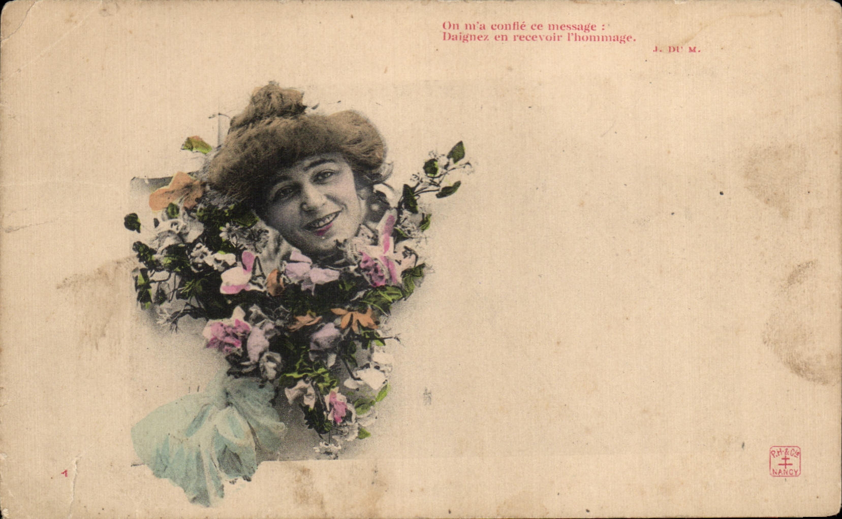 CPA fantaisie Femme