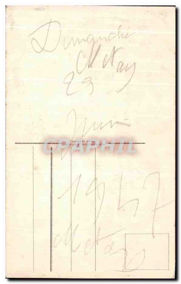 CPA Fantaisie Fleurs — Verso