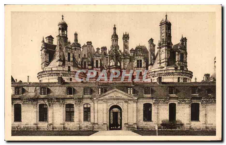 CPA La Douce France Chateaux De La Loire Chambord la Porte Royale