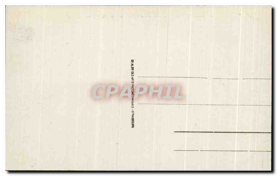 Env. de BAGNERES de BIGORRE — Le Col d'Aspin (alt. 1497 m) — CPA PHIL — Verso
