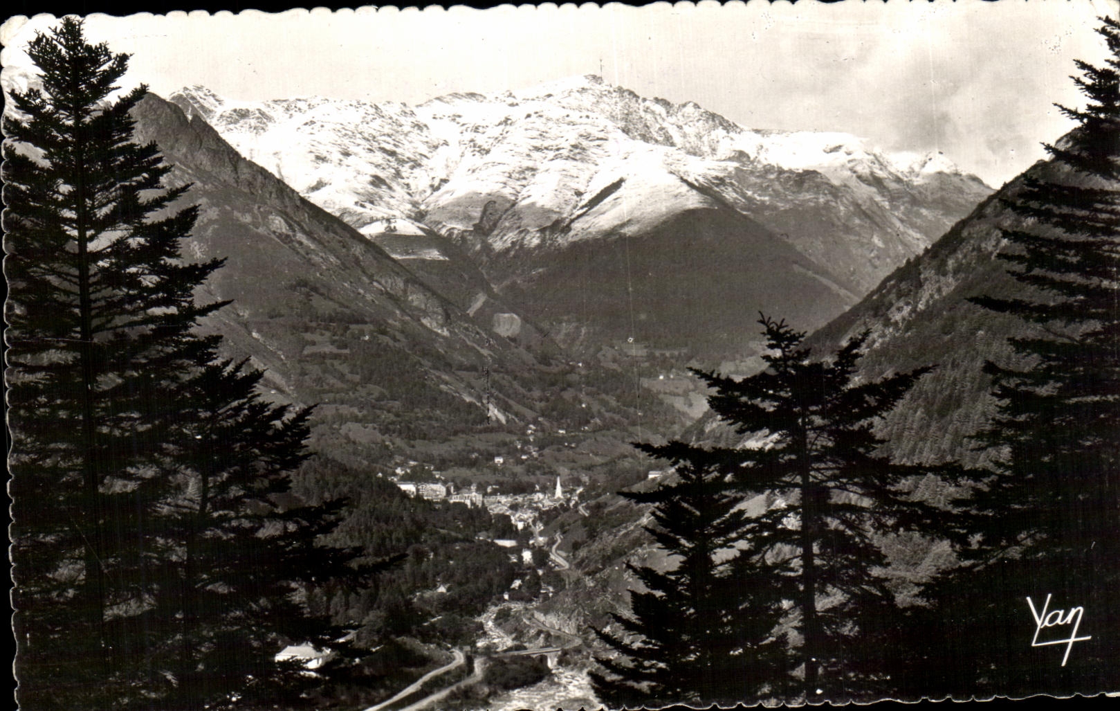 Cauterets — Vue de la Raillière — P. CHAMBON Éditeur de Ville d'Ordes