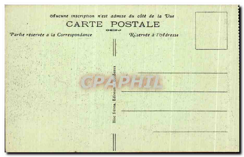 Cauterets — Vue générale prise du Mamelen Vert — Bloc Frères, Bardeaux — Reverso