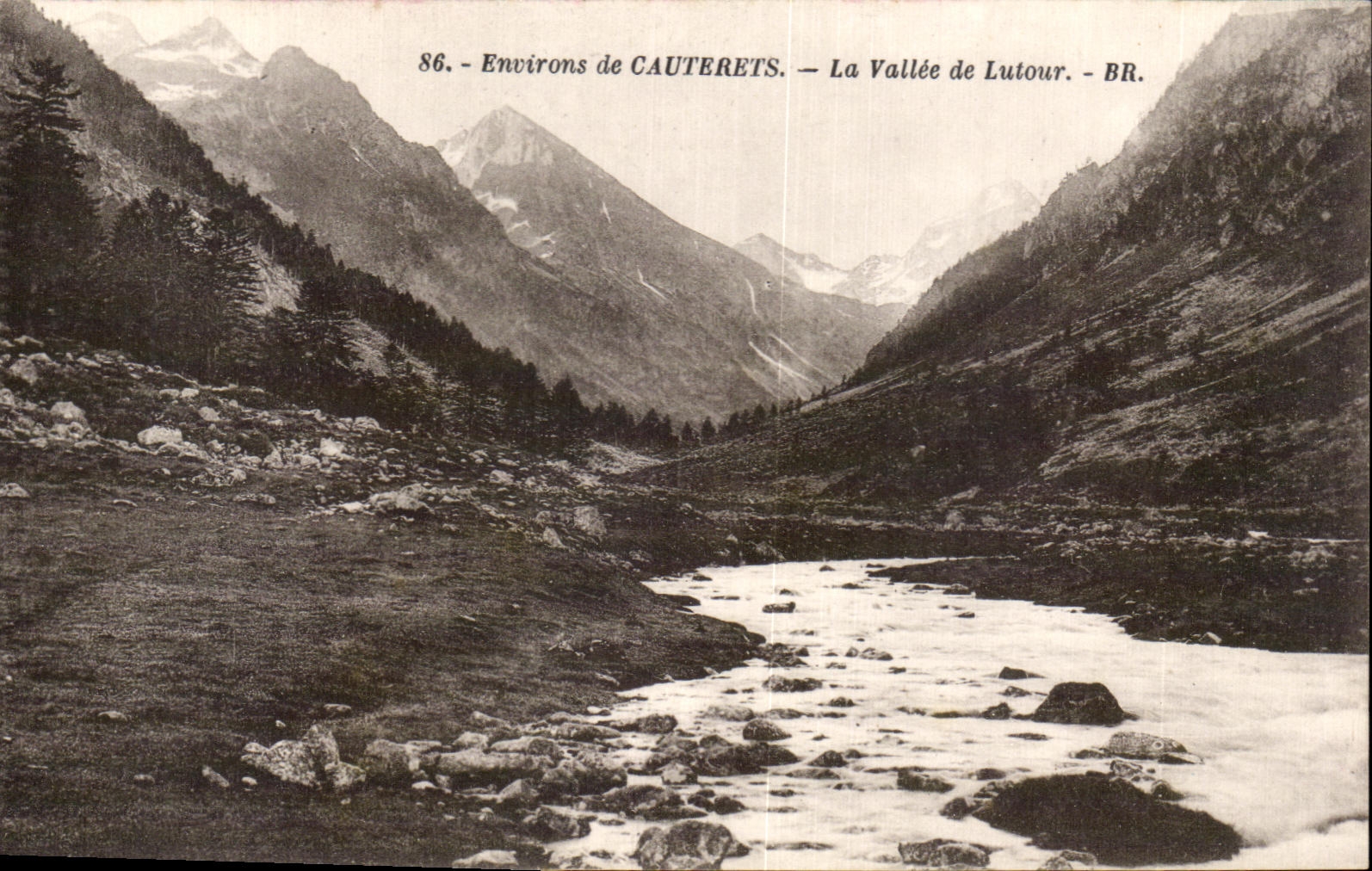 Environ de Cauterets — La Vallée de Lutour — BR.