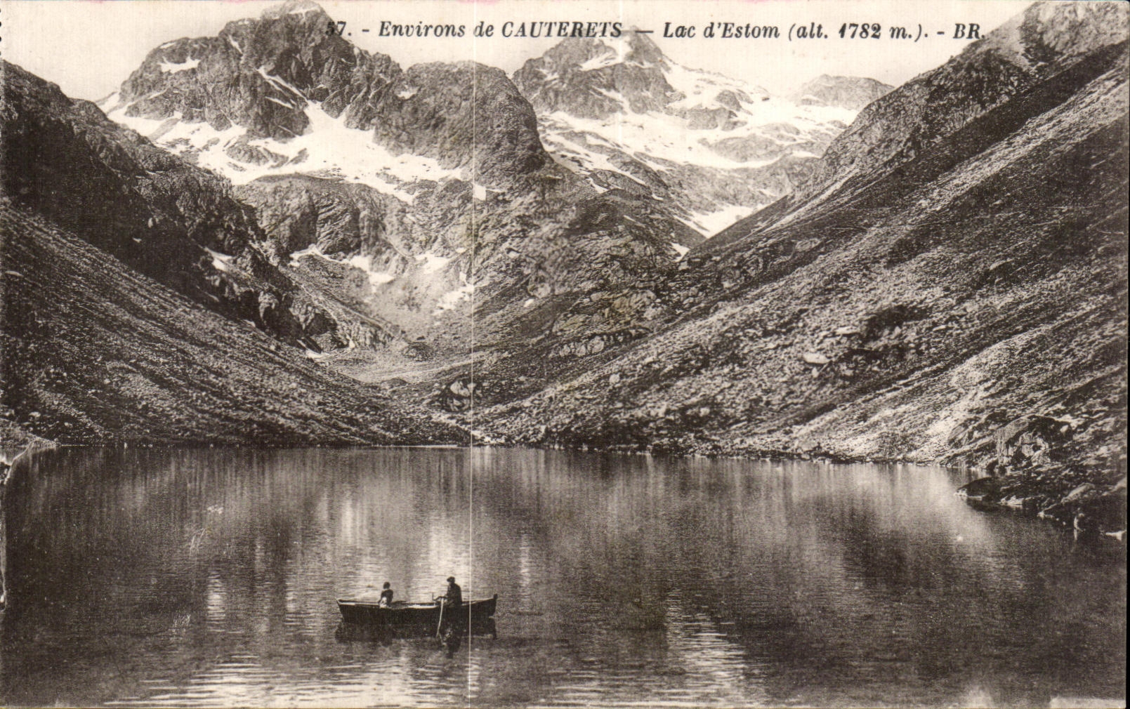 Environs de CAUTERETS — Lac d'Estom (alt. 1782 m.) — BR