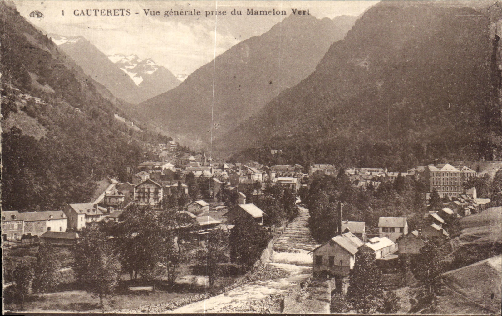 Cauterets - Vue générale prise du Mamelon Vert — éditeur non identifié, n° de série 1