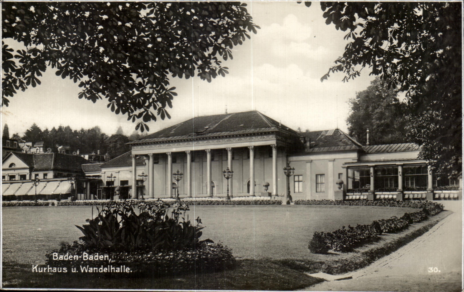 CPA Baden Baden Kurhaus u Wandelhalle