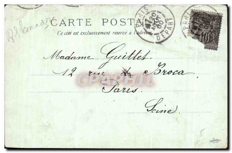 Deutschland — Weltausstellung 1900 — Verlag E. Le Baley, Paris, Nr. 35 — Rückseite