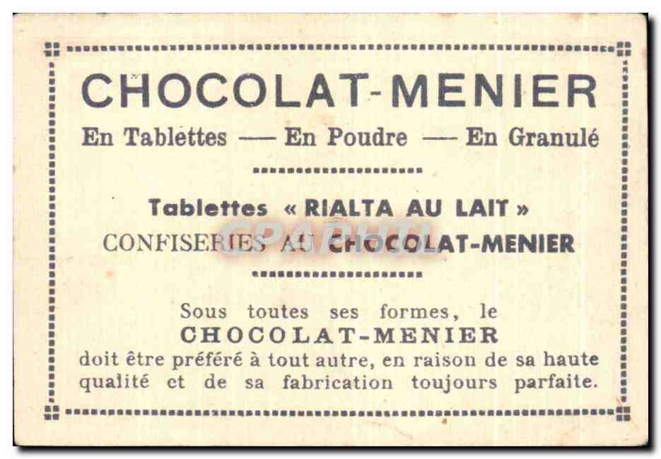 Image Douai Porte De Valenciennes Chocolat Meunier — Verso