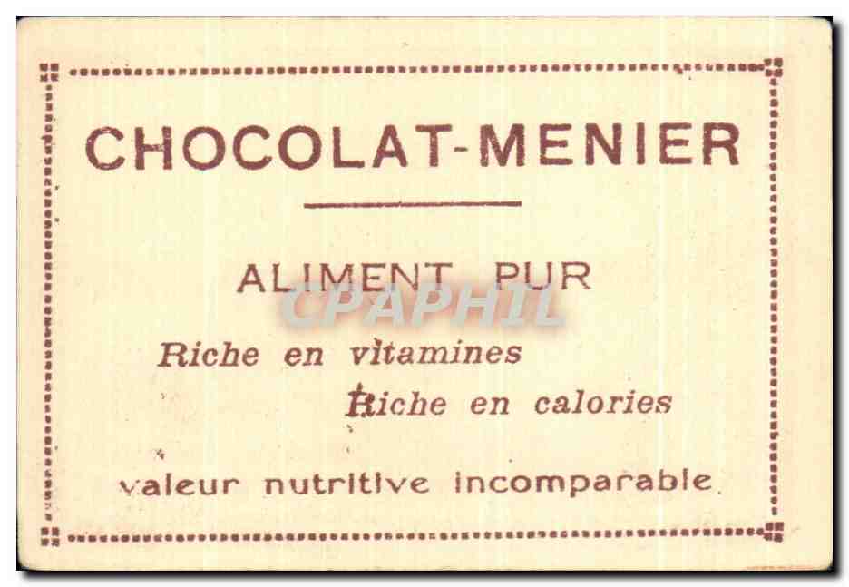 Image Paris Notre Dame De Paris Chocolat Meunier — Verso