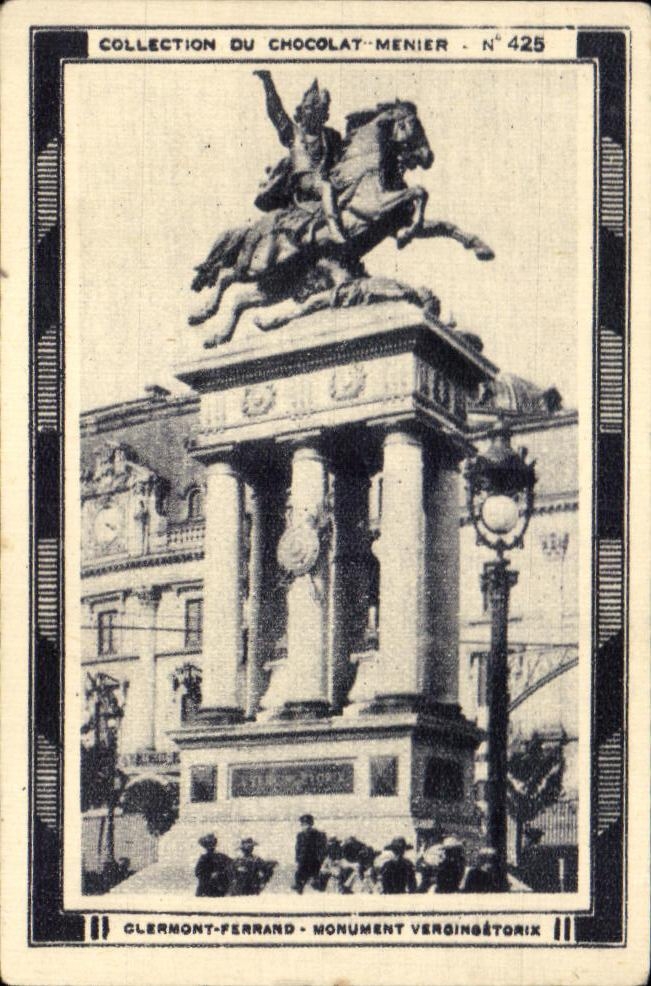 Image Clermont Ferrand Monument Vercingetorix Chocolat Meunier