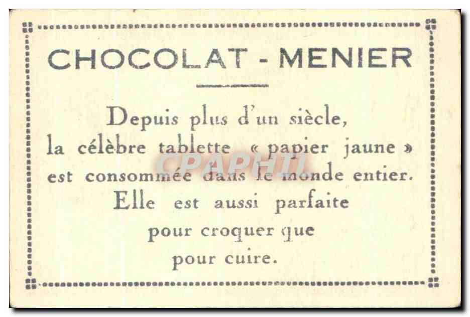 Image Clermont Ferrand Monument Vercingetorix Chocolat Meunier — Verso