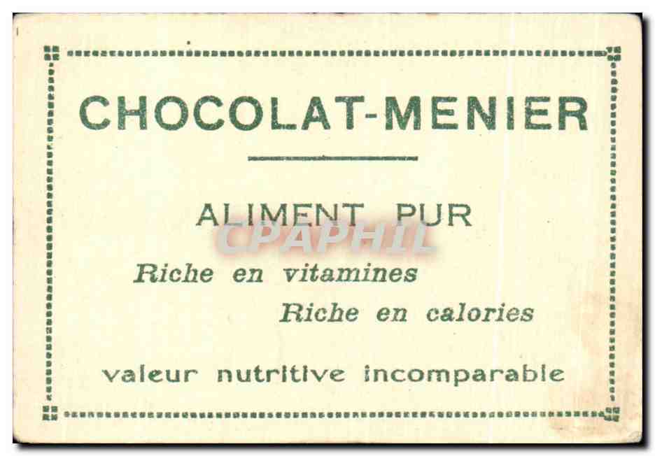 Image Braemar Le Chateau Chocolat Meunier — Verso