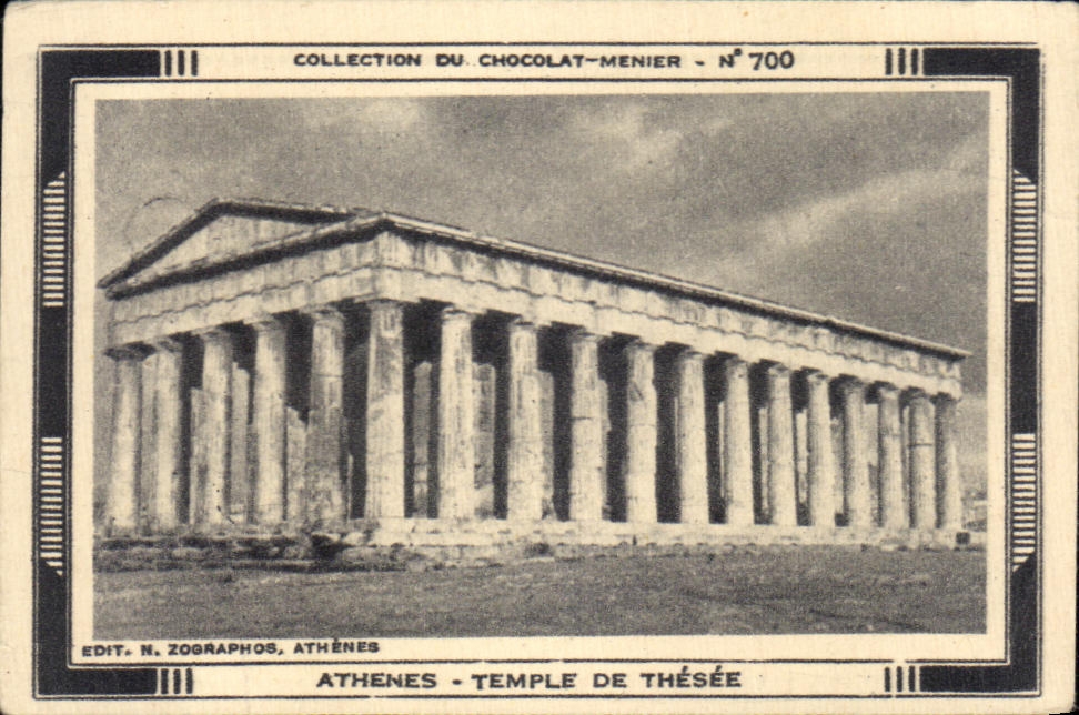 Image Athenes Temple De Thesee Grece Greece Chocolat Meunier