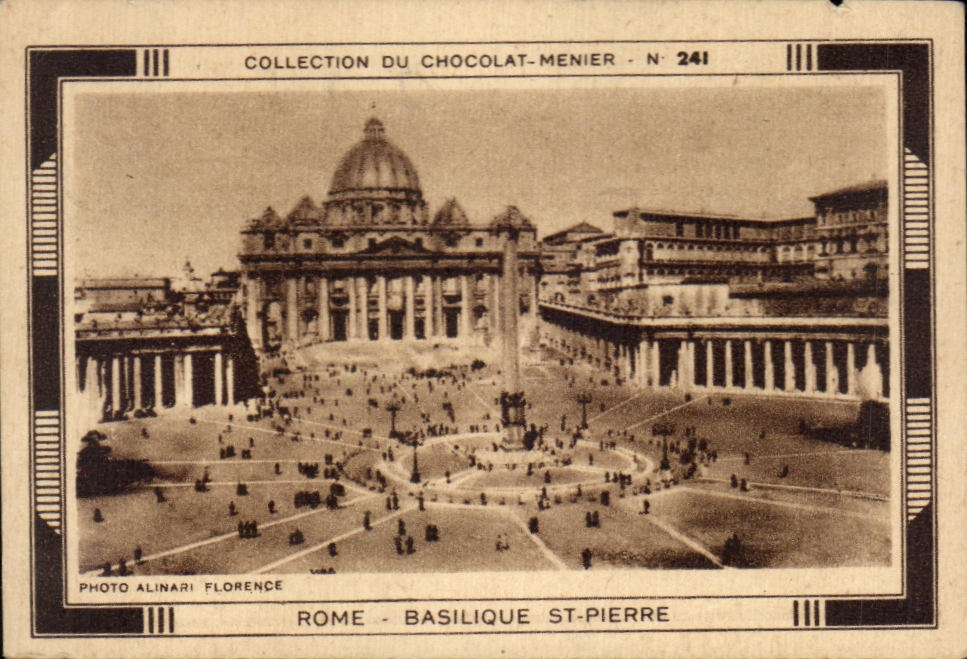 Image Rome Basilique St Pierre Chocolat Meunier