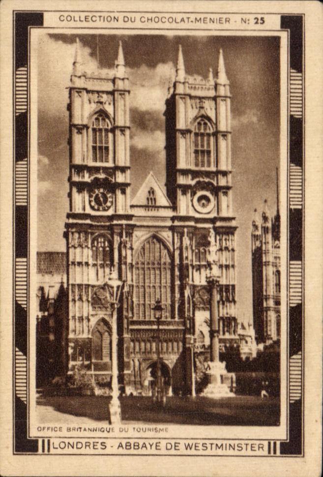 Image Londres Abbaye De Westminster Chocolat Meunier