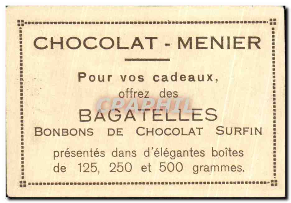 Image Delft Vieille Maison Chocolat Meunier — Back