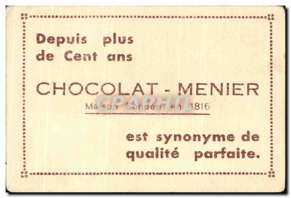 Image Ancone L'Eglise St Francois Chocolat Meunier — Verso