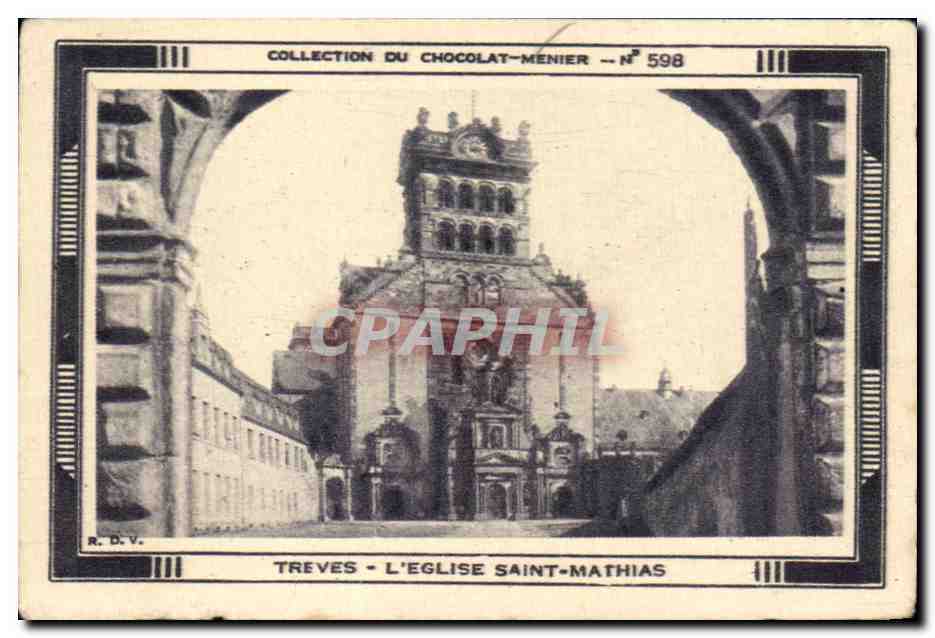 Image Treves L'Eglise Saint Mathias Chocolat Meunier