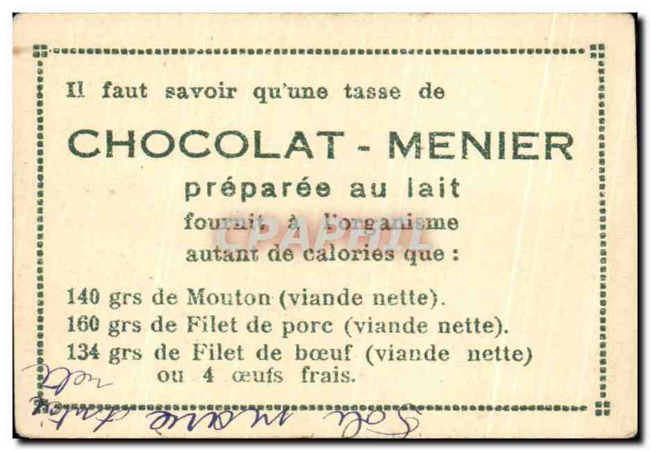 Image Gand Quai Aux Herbes Chocolat Meunier — Verso