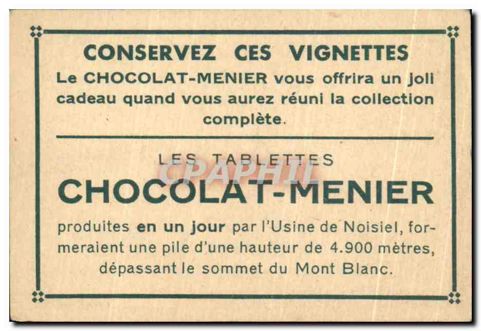 Image Ypres Le Beffroi Chocolat Meunier — Verso