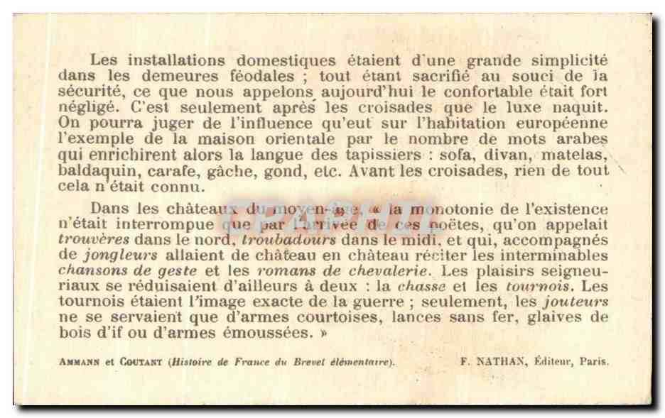 Image Chateau de Crussol pres St Peray et Valence Les cornes de Crussol — Back