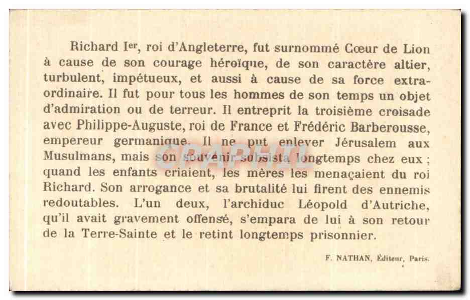 Image CHateau Gaillard pres Les Adelys Ruines d'un chateau fort costruit au Xll e siecle Richard coeur de Lion — Back