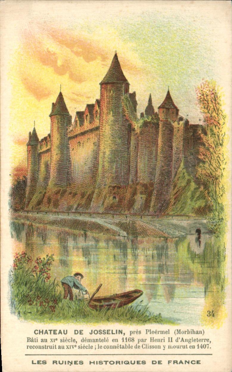 Château de Josselin — ruines historiques — F. Nathan, Paris, n°34