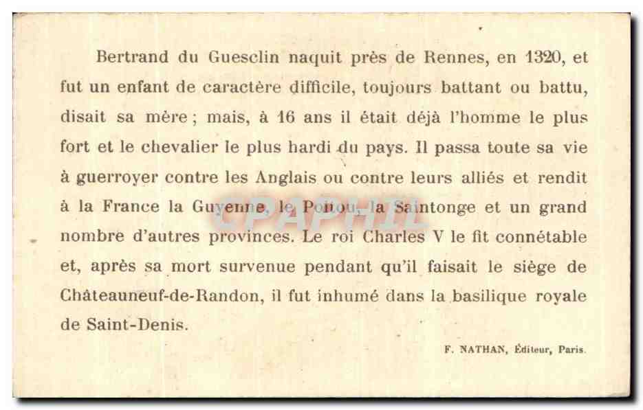 Image Donjon de Niort Ruines du chateau fort du Xll e siecle assiege et occupe par les Anglais jusqu — Back