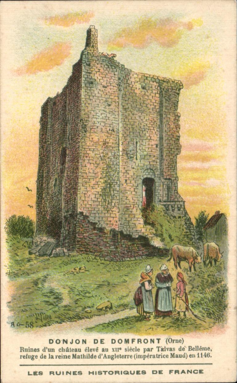 Image Donjon de Domfort Ruines d'un chateau eleve au Xll e par Talvas de Belleme