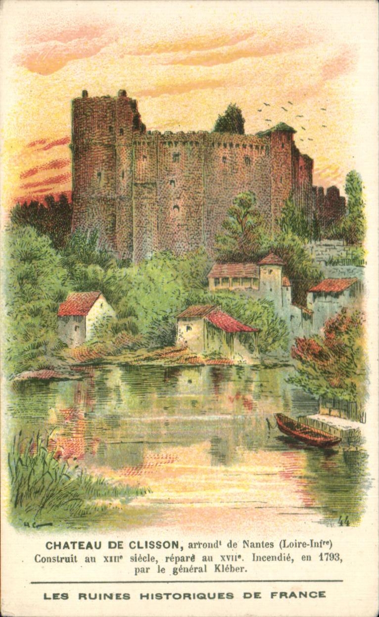 Image Chateau de Clisson arrond de Nantes Construit au Xll e siecle repare au XVll e