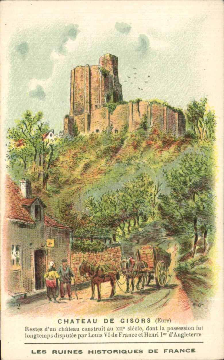 Image Chateau de Gisors Restes d'uu chateau construit au Xll e siecle