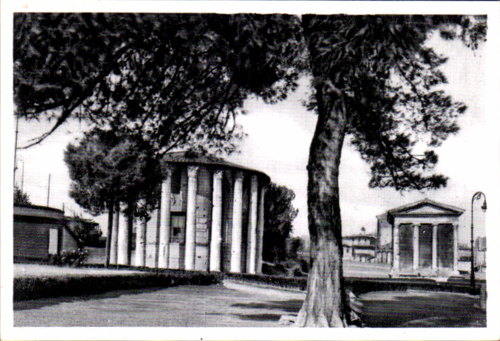 CPA Roma tempel di vesin tempel of vesin tempel le vesin vestas tempee