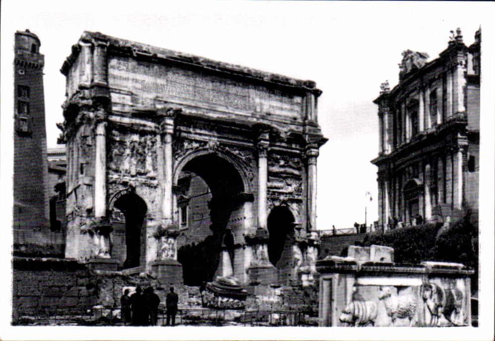 CPA Roma areo di seftimio severo the are of septimus severus are de septime severe per dogen von settimio severo