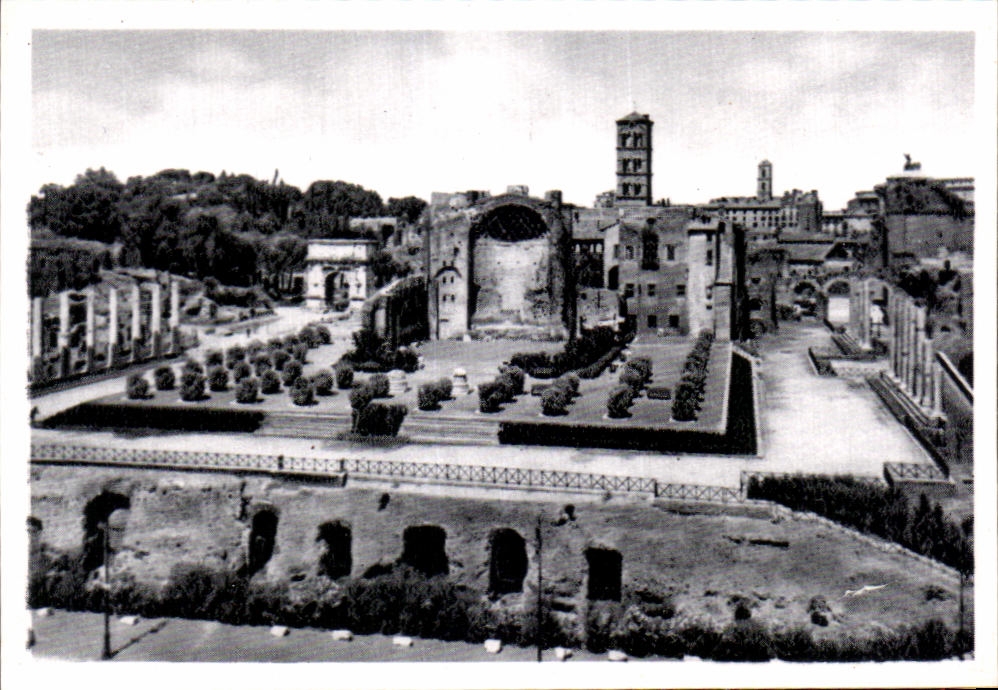 CPSM Roma Tempio di Venere e Roma Temple of Venus and Roma