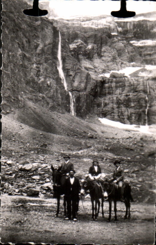 CPSM Gavarnie Le retour du Cirque