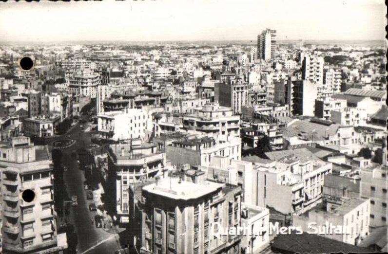 CPSM Casablanca Maroc Quartier Mers Sultan