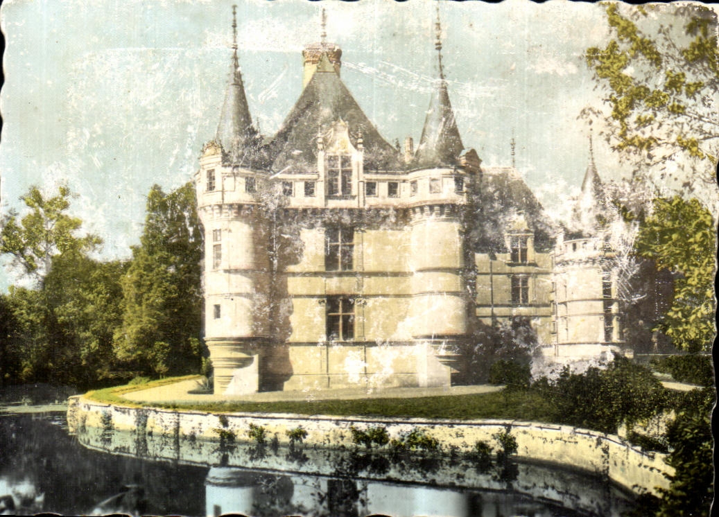 CPSM Le Chateau d azay le rideau facade orientale