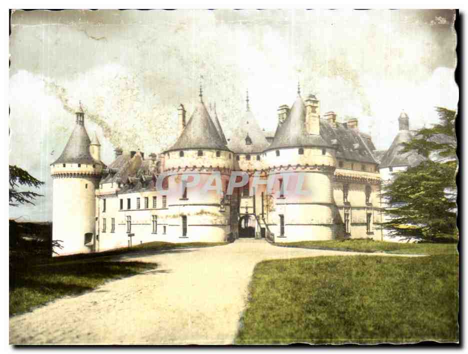 CPSM le chateau de chaumont sur loire la facade sur le parc