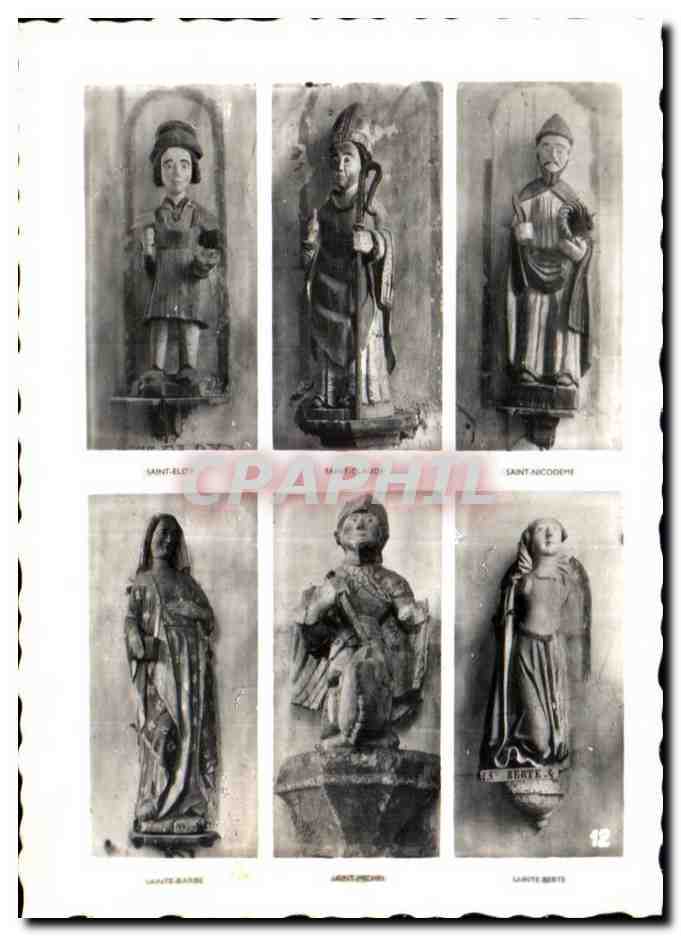 Statues des Saints — Chapelle de Kermaria-an-Isquit — PLOUHA (C.-du-N.)