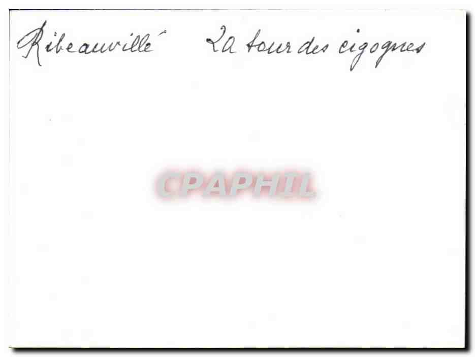 Ribeauvillé — La tour des cigognes — CPAPHIL n°3 — Verso