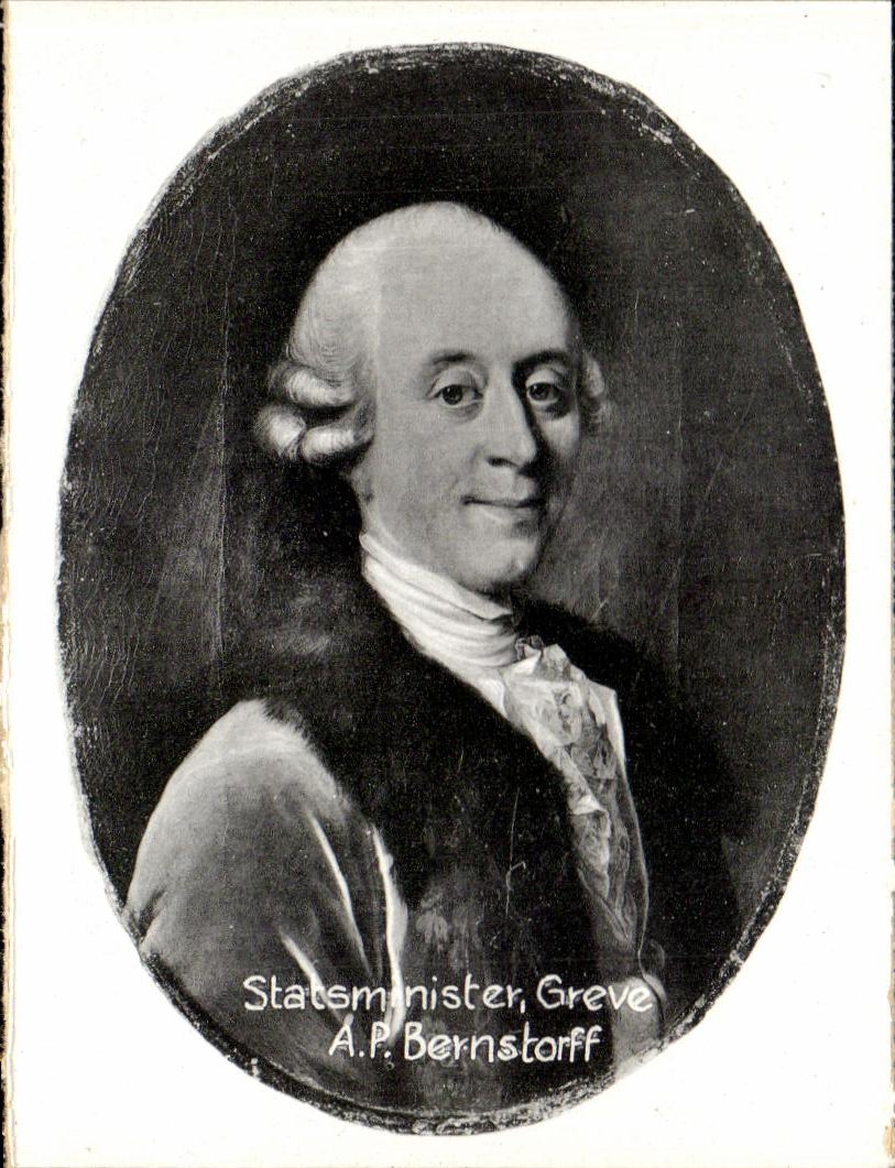 Portrait de A.P. Bernstorff — Statsminister, Greve — éditeur inconnu