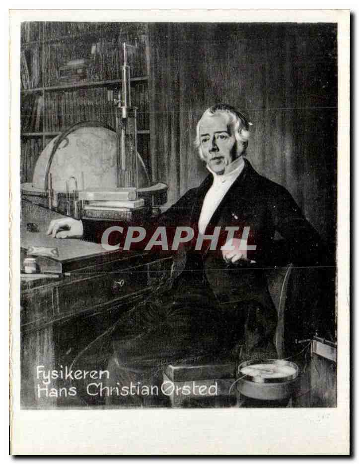 Fysikeren Hans Christian Ørsted — portrait — CPAPHIL