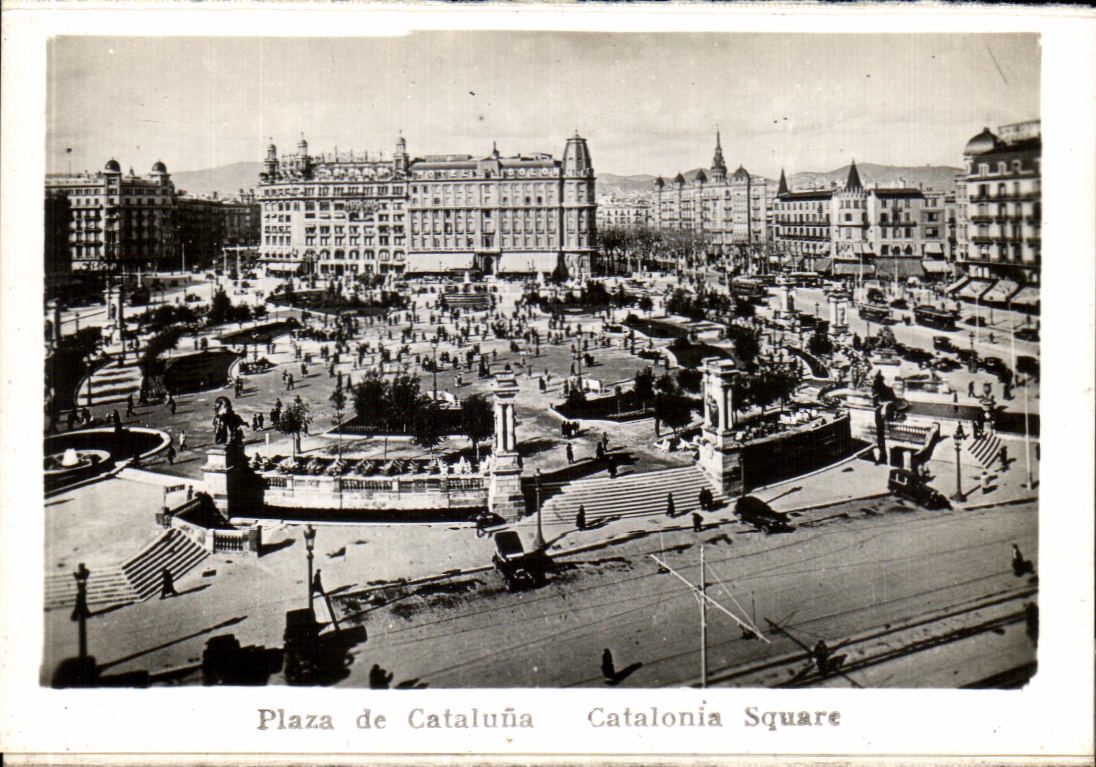 Plaza de Cataluña — Barcelone — éditeur inconnu