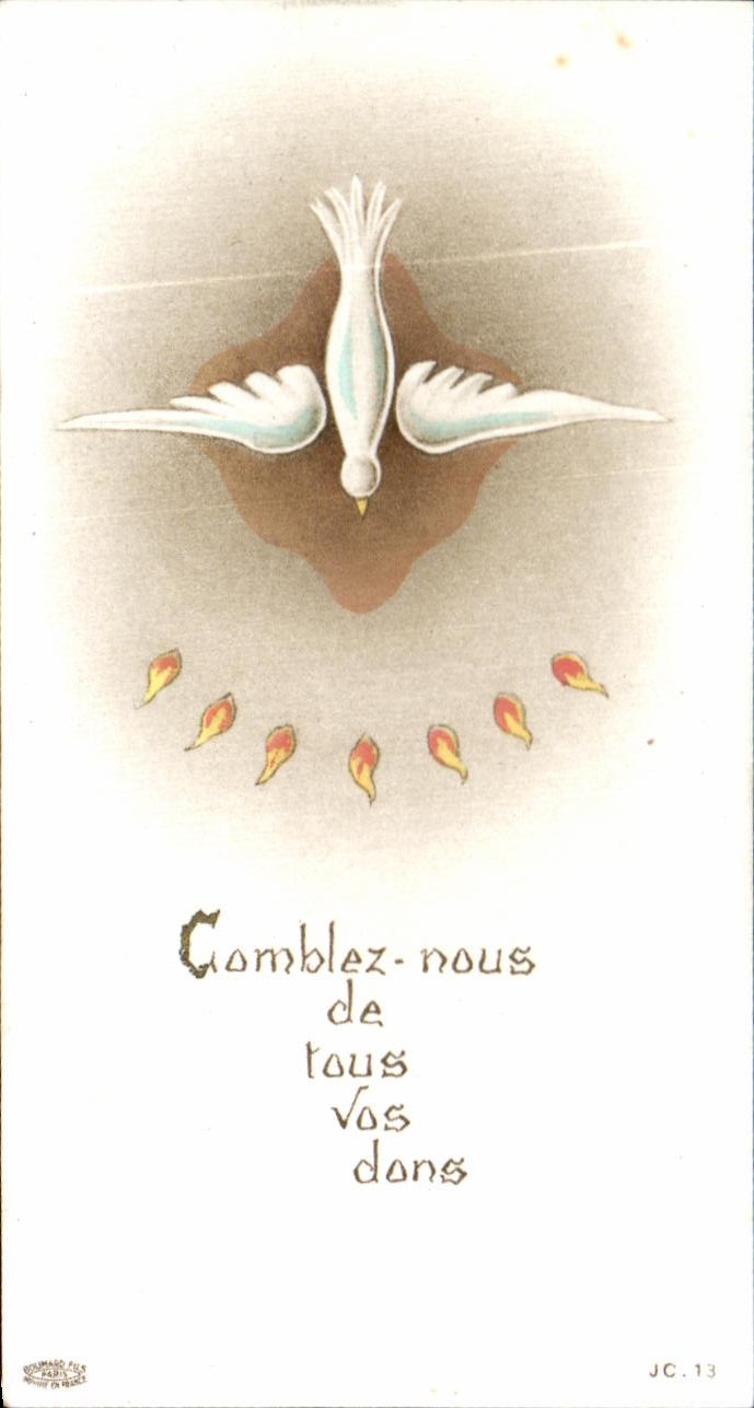 Image Confirmation Lamabezellec Juin 1957 Andree Bastard Comblez nous de tous vos dons